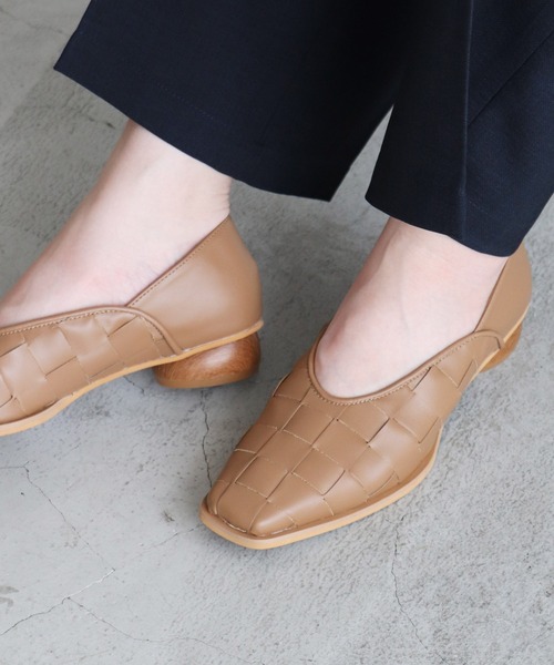 EVOL(イーボル)の「22SS新色【EVOL】 メッシュスクエアパンプス IR9695(パンプス・レディース・ブラック/ベージュ/アイボリー・22.5cm/23.5cm/24.5cm/23.0cm/24.0cm/25.0cm)」の22枚目の写真