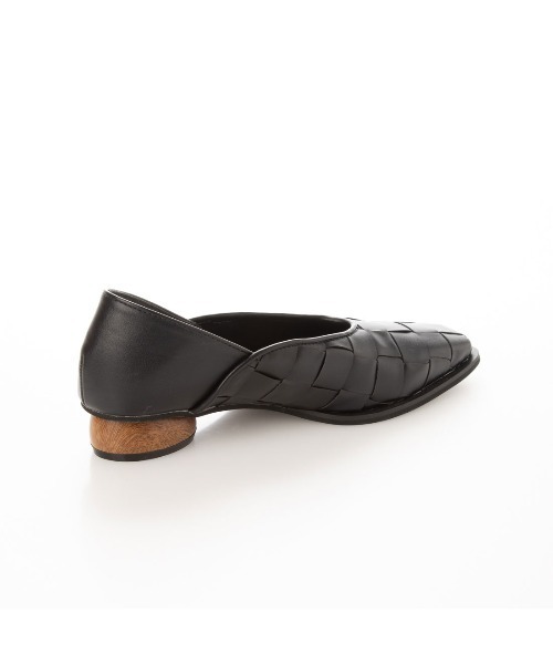 EVOL(イーボル)の「22SS新色【EVOL】 メッシュスクエアパンプス IR9695(パンプス・レディース・ブラック/ベージュ/アイボリー・22.5cm/23.5cm/24.5cm/23.0cm/24.0cm/25.0cm)」の4枚目の写真