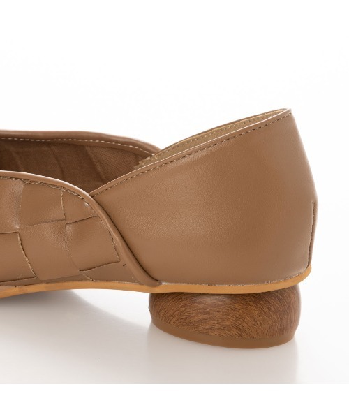 EVOL(イーボル)の「22SS新色【EVOL】 メッシュスクエアパンプス IR9695(パンプス・レディース・ブラック/ベージュ/アイボリー・22.5cm/23.5cm/24.5cm/23.0cm/24.0cm/25.0cm)」の5枚目の写真