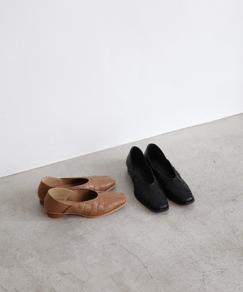 EVOL(イーボル)の「22SS新色【EVOL】 メッシュスクエアパンプス IR9695(パンプス・レディース・ブラック/ベージュ/アイボリー・22.5cm/23.5cm/24.5cm/23.0cm/24.0cm/25.0cm)」の6枚目の写真