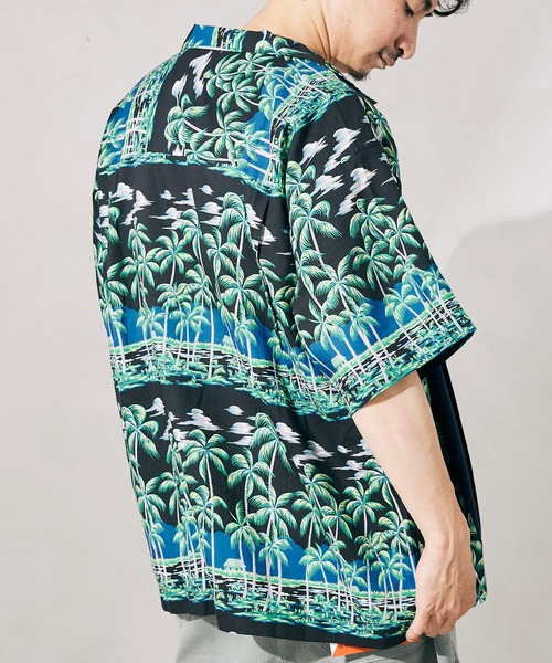 reyn spooner(レインスプーナー)の「【Reyn Spooner/レインスプーナー】別注 "Bowl" シャツ/アロハシャツ(シャツ/ブラウス・メンズ・ネイビー/ブルー/ベージュ/ブラック・LARGE/MEDIUM)」の10枚目の写真