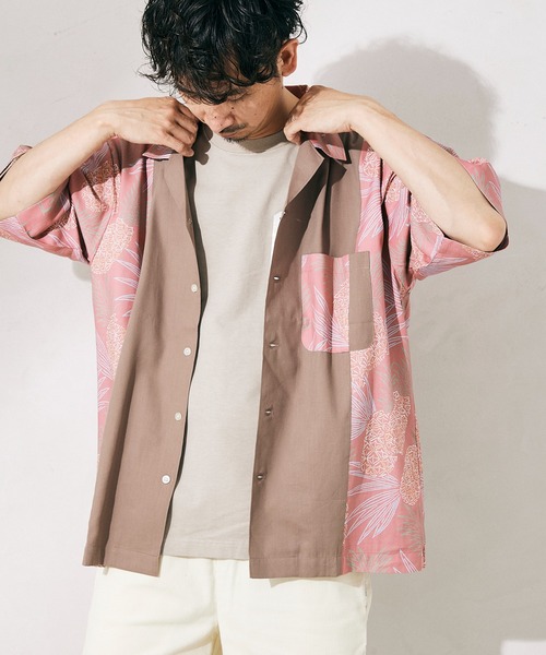 reyn spooner(レインスプーナー)の「【Reyn Spooner/レインスプーナー】別注 "Bowl" シャツ/アロハシャツ(シャツ/ブラウス・メンズ・ネイビー/ブルー/ベージュ/ブラック・LARGE/MEDIUM)」の5枚目の写真