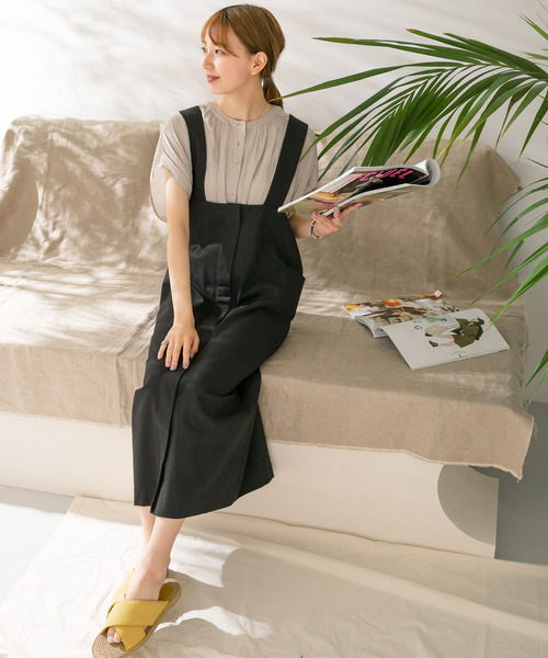 ITEMS URBANRESEARCH(アイテムズ アーバンリサーチ)の「ヨークギャザーブラウス(シャツ/ブラウス・レディース・グレー系その他/カーキ/チャコールグレー・FREE)」の18枚目の写真