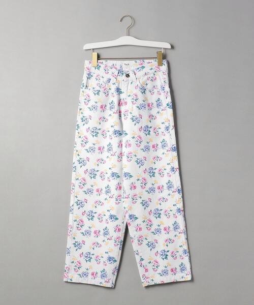 Lepidos（レピドス）の「＜Tach clothing＞デニムフローラルパンツ（デニムパンツ・レディース・ホワイト・SMALL/MEDIUM）」の7枚目の写真