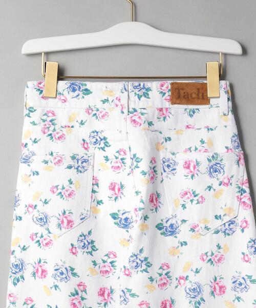 Lepidos（レピドス）の「＜Tach clothing＞デニムフローラルパンツ（デニムパンツ・レディース・ホワイト・SMALL/MEDIUM）」の10枚目の写真