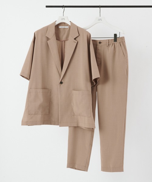 COLONY 2139（コロニートゥーワンスリーナイン）の「KINAGASHIテーパードパンツ(セットアップ可)/スラックスパンツ（スラックス・メンズ・ネイビー/モカ/スミクロ・MEDIUM/LARGE）」の7枚目の写真