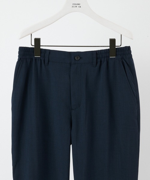 COLONY 2139（コロニートゥーワンスリーナイン）の「KINAGASHIテーパードパンツ(セットアップ可)/スラックスパンツ（スラックス・メンズ・ネイビー/モカ/スミクロ・MEDIUM/LARGE）」の11枚目の写真