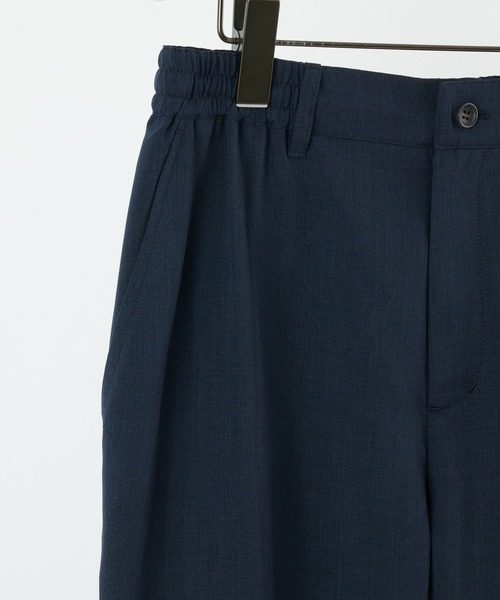 COLONY 2139（コロニートゥーワンスリーナイン）の「KINAGASHIテーパードパンツ(セットアップ可)/スラックスパンツ（スラックス・メンズ・ネイビー/モカ/スミクロ・MEDIUM/LARGE）」の12枚目の写真