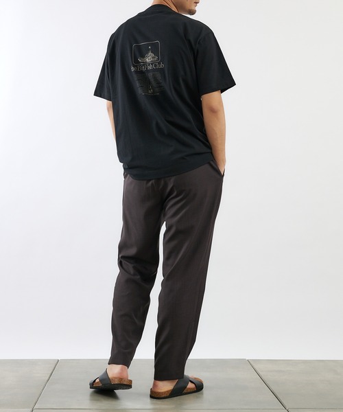 COLONY 2139（コロニートゥーワンスリーナイン）の「KINAGASHIテーパードパンツ(セットアップ可)/スラックスパンツ（スラックス・メンズ・ネイビー/モカ/スミクロ・MEDIUM/LARGE）」の20枚目の写真