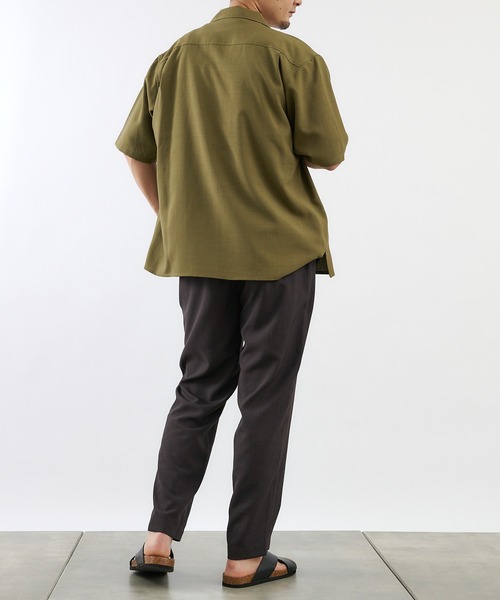 COLONY 2139（コロニートゥーワンスリーナイン）の「KINAGASHIテーパードパンツ(セットアップ可)/スラックスパンツ（スラックス・メンズ・ネイビー/モカ/スミクロ・MEDIUM/LARGE）」の22枚目の写真