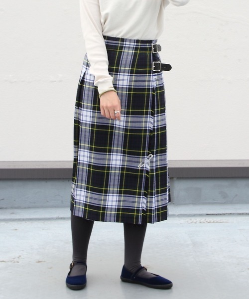 ミーナ◡̈オニールオブダブリン | レッグプリーツスカート O'NEIL of DUBLIN（オニールオブダブリン）の「O'NEIL of DUBLIN