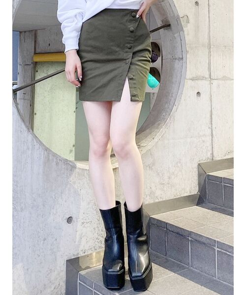 GYDA（ジェイダ）の「クリアボストンサングラス（サングラス・レディース・ブラック/クリア・FREE）」の5枚目の写真