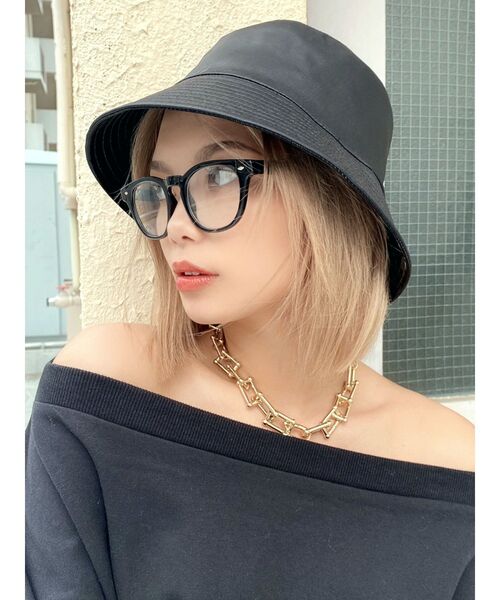 GYDA（ジェイダ）の「クリアボストンサングラス（サングラス・レディース・ブラック/クリア・FREE）」の9枚目の写真