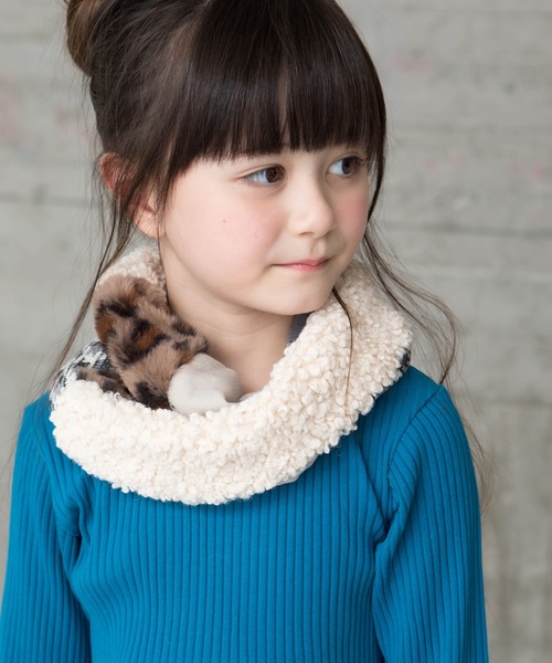 RAGMART(ラグマート)の「ネックウォーマー(マフラー・キッズ・ピンク/グリーン/ベージュ・S/M/L)」の5枚目の写真