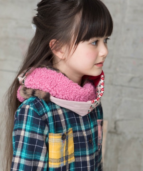 RAGMART(ラグマート)の「ネックウォーマー(マフラー・キッズ・ピンク/グリーン/ベージュ・S/M/L)」の9枚目の写真