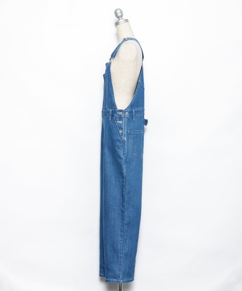 AS KNOW AS PINKY（アズノゥアズピンキー）の「遊びごころオーバーオール（サロペット/オーバーオール・レディース・インディゴブルー/ライトインディゴブルー・FREE）」の13枚目の写真