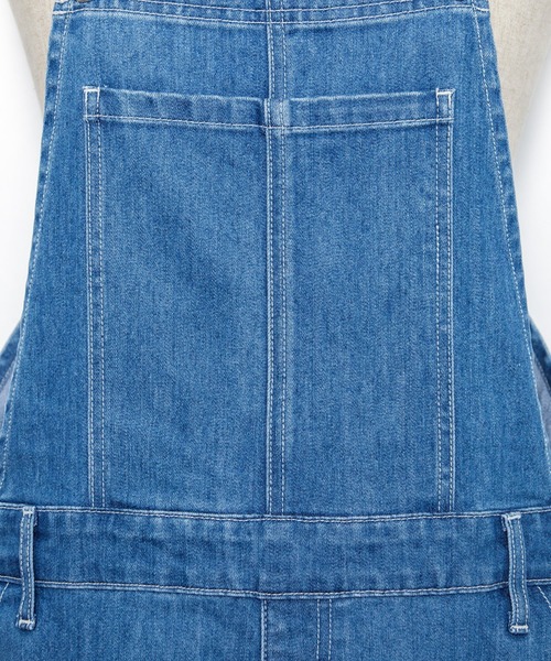 AS KNOW AS PINKY（アズノゥアズピンキー）の「遊びごころオーバーオール（サロペット/オーバーオール・レディース・インディゴブルー/ライトインディゴブルー・FREE）」の3枚目の写真