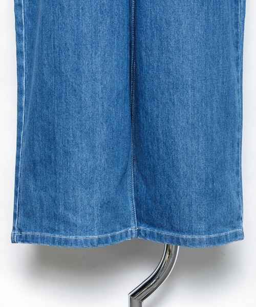 AS KNOW AS PINKY（アズノゥアズピンキー）の「遊びごころオーバーオール（サロペット/オーバーオール・レディース・インディゴブルー/ライトインディゴブルー・FREE）」の5枚目の写真
