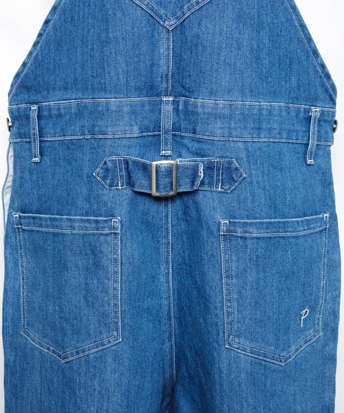 AS KNOW AS PINKY（アズノゥアズピンキー）の「遊びごころオーバーオール（サロペット/オーバーオール・レディース・インディゴブルー/ライトインディゴブルー・FREE）」の8枚目の写真