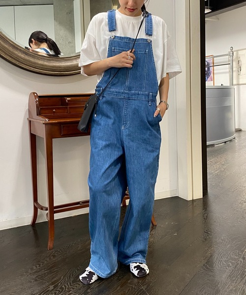 AS KNOW AS PINKY（アズノゥアズピンキー）の「遊びごころオーバーオール（サロペット/オーバーオール・レディース・インディゴブルー/ライトインディゴブルー・FREE）」の21枚目の写真