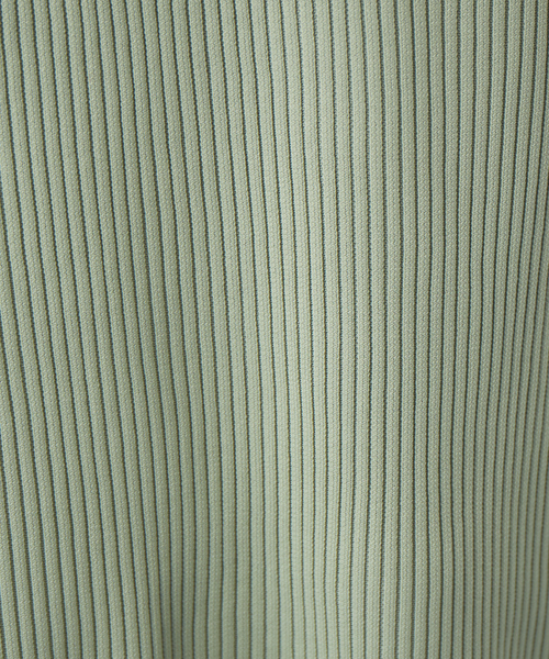 Rouge vif(ルージュヴィフ)の「【セットアップ対応】ストレッチリブタイトスカート(スカート・レディース・アイボリー/セージグリーン/ブラック・36/38)」の5枚目の写真