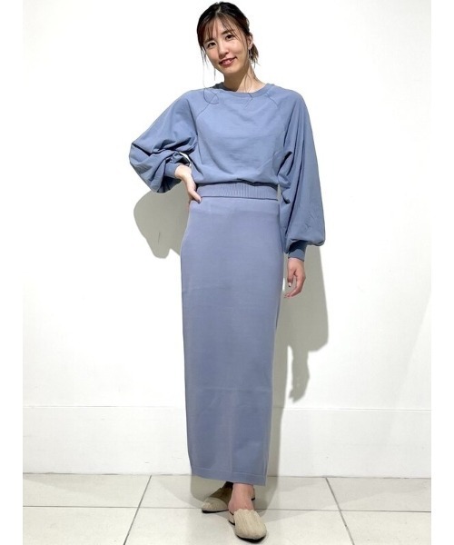 GAP(ギャップ)の「カーボナイズド ジャージー ボリュームスリーブ Tシャツ(Tシャツ/カットソー・レディース・ブラック/ブルー/グリーン/ホワイト系その他・S/M/L/XL/XS/XXS)」の13枚目の写真