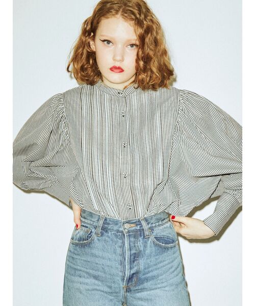 jouetie（ジュエティ）の「タックドルマンブラウス（シャツ/ブラウス・レディース・ブラック/ピンク/ブルー/その他1・MEDIUM）」の4枚目の写真