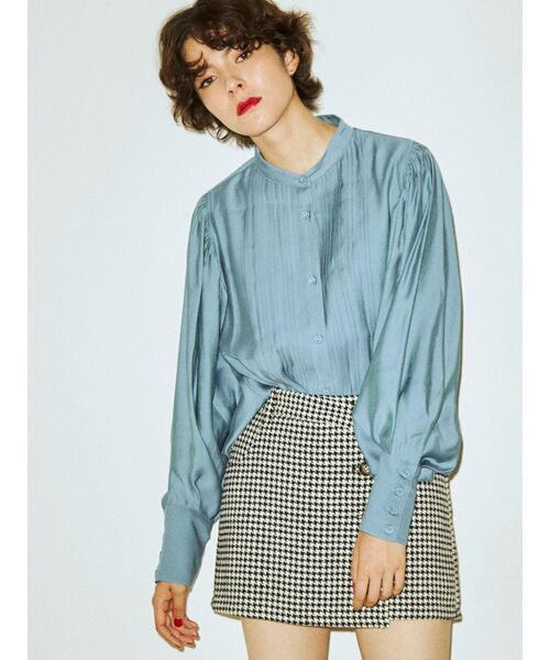 jouetie（ジュエティ）の「タックドルマンブラウス（シャツ/ブラウス・レディース・ブラック/ピンク/ブルー/その他1・MEDIUM）」の9枚目の写真