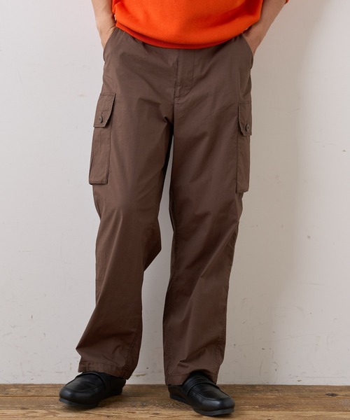 CIAOPANIC TYPY（チャオパニックティピー）の「コットンワッシャーミリタリーパンツ（カーゴパンツ・メンズ・オフホワイト/ブラウン/オリーブ・MEDIUM/LARGE）」の2枚目の写真