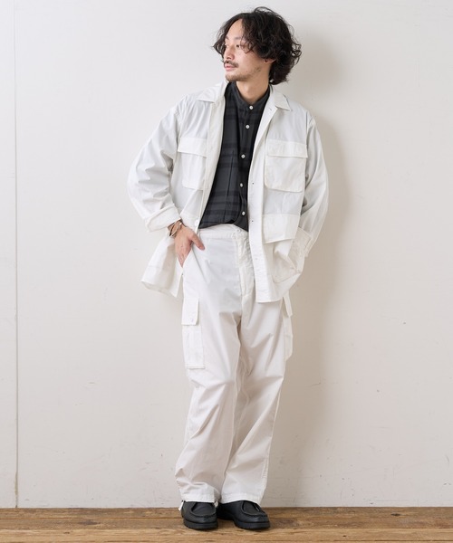 CIAOPANIC TYPY（チャオパニックティピー）の「コットンワッシャーミリタリーパンツ（カーゴパンツ・メンズ・オフホワイト/ブラウン/オリーブ・MEDIUM/LARGE）」の16枚目の写真