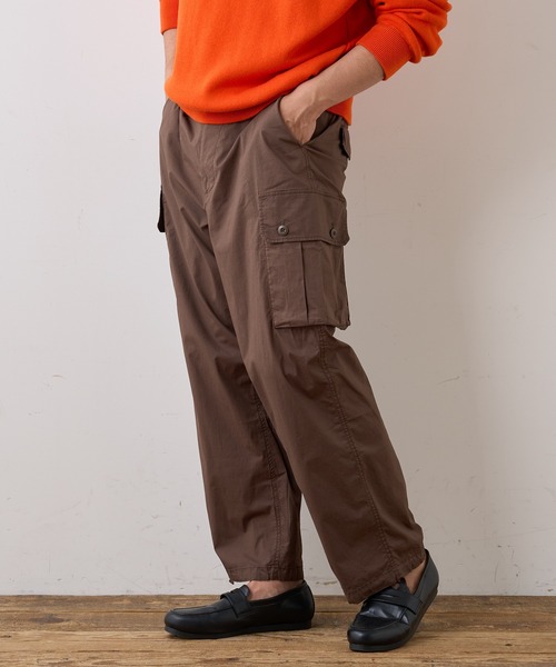CIAOPANIC TYPY（チャオパニックティピー）の「コットンワッシャーミリタリーパンツ（カーゴパンツ・メンズ・オフホワイト/ブラウン/オリーブ・MEDIUM/LARGE）」の5枚目の写真