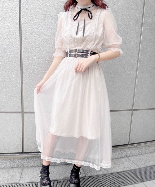 セール チュールロングワンピース ワンピース ワンピース Rojita ロジータ のファッション