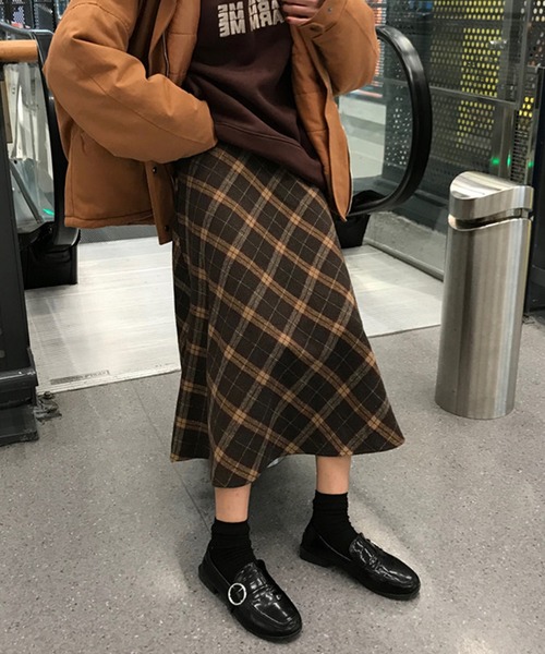 Leja（レジャ）の「【ELCY】チェックロングスカート（スカート・レディース・その他・SMALL/MEDIUM）」の7枚目の写真