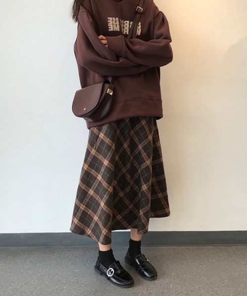 Leja（レジャ）の「【ELCY】チェックロングスカート（スカート・レディース・その他・SMALL/MEDIUM）」の8枚目の写真