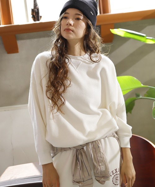 niko and（ニコアンド）の「裏毛ガゼットドルマンプルオーバー