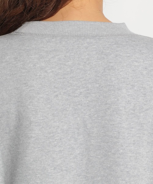 niko and...（ニコアンド）の「裏毛ガゼットドルマンプルオーバー（スウェット・レディース・オフホワイト/ライトグレー/ベージュ/グリーン/ボルドー・MEDIUM/LARGE）」の21枚目の写真