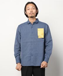 KATO` | KATO`/カトー　インディゴラウンドカラーシャツ(シャツ/ブラウス)