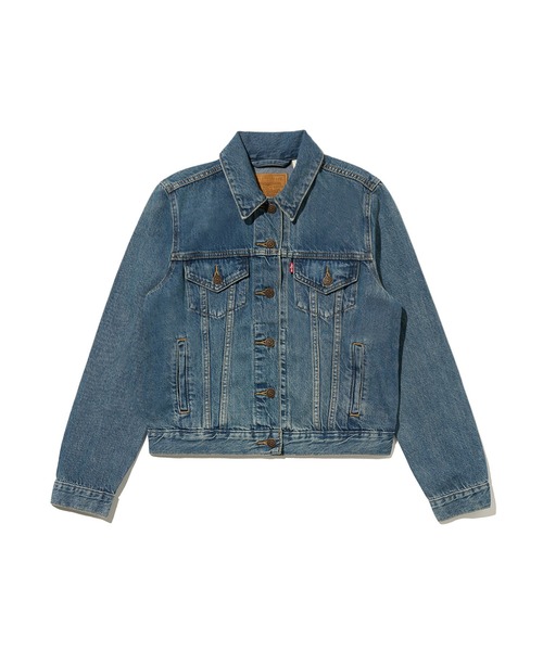 Levi's（リーバイス）の「Levi's/リーバイス トラッカージャケット（デニムジャケット・レディース・インディゴブルー/ライトインディゴブルー・S/XS/M/L）」の5枚目の写真