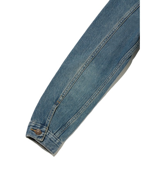 Levi's（リーバイス）の「Levi's/リーバイス トラッカージャケット（デニムジャケット・レディース・インディゴブルー/ライトインディゴブルー・S/XS/M/L）」の8枚目の写真