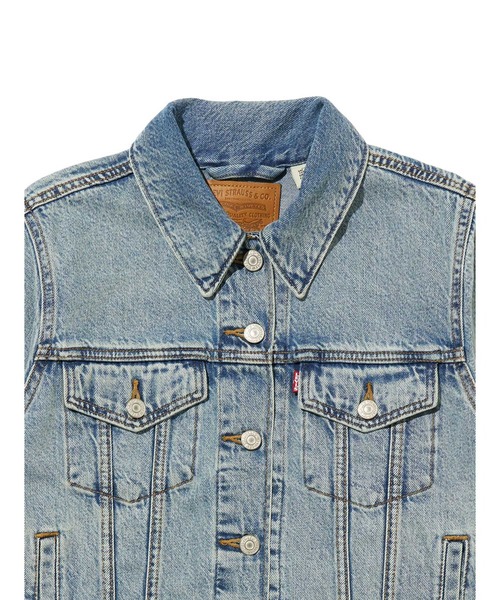 Levi's（リーバイス）の「Levi's/リーバイス トラッカージャケット（デニムジャケット・レディース・インディゴブルー/ライトインディゴブルー・S/XS/M/L）」の13枚目の写真