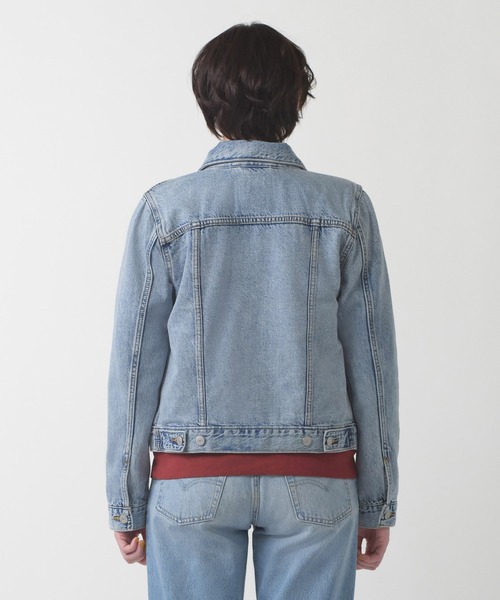 Levi's（リーバイス）の「Levi's/リーバイス トラッカージャケット（デニムジャケット・レディース・インディゴブルー/ライトインディゴブルー・S/XS/M/L）」の18枚目の写真