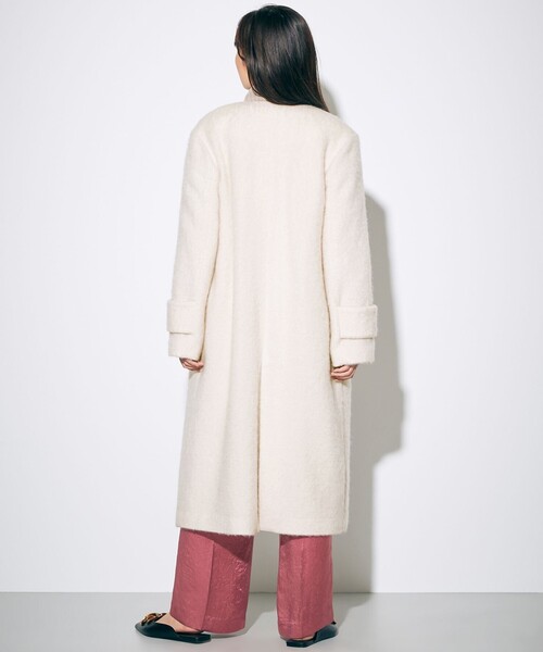 Diagram（ダイアグラム）の「ノーカラーシャギーコート（ノーカラー