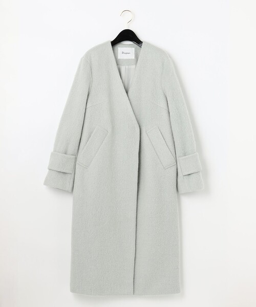 Diagram（ダイアグラム）の「ノーカラーシャギーコート（ノーカラー