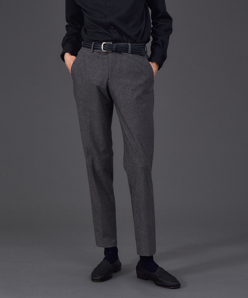 ABAHOUSE(アバハウス)の「【FLEX】セットアップ対応 2WAY ストレッチ プリント パンツ(スラックス・メンズ・ライトグレー/ダークブラウン/ネイビー・46/48/44)」の2枚目の写真