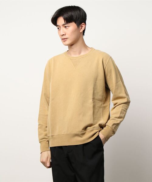 REMI RELIEF(レミレリーフ)の「レミレリーフ/REMI RELIEF SP加工裏毛クルー(Tシャツ/カットソー・メンズ・ブラック/グレー/マスタード・LARGE/MEDIUM/X-LARGE)」の3枚目の写真