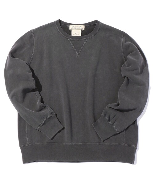 REMI RELIEF(レミレリーフ)の「レミレリーフ/REMI RELIEF SP加工裏毛クルー(Tシャツ/カットソー・メンズ・ブラック/グレー/マスタード・LARGE/MEDIUM/X-LARGE)」の2枚目の写真