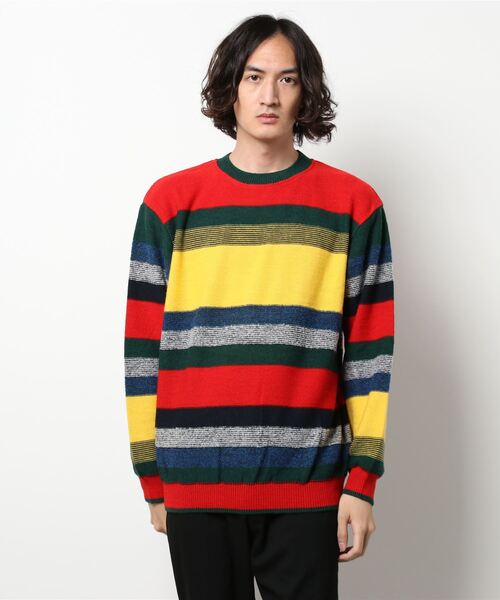 Coohem（コーヘン）の「【COOHEM】マルチボーダーニット MEN（ニット 