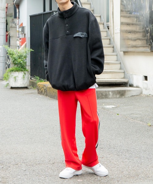 WEGO（ウィゴー）の「WEGO/カラーライントラックパンツ（スウェットパンツ・メンズ・グリーン/レッド/ブラック・MEDIUM/LARGE）」の10枚目の写真