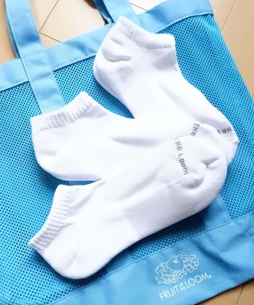 FRUIT OF THE LOOM(フルーツオブザルーム)の「【FRUIT OF THE LOOM】ベーシック/アンクル丈ソックス/メンズ/レディース/3足セット(ソックス/靴下・メンズ・ブラック/ホワイト/マルチ・23cm~25cm/25cm~27cm)」の1枚目の写真