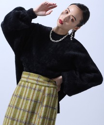 HARE | ボリュームスリーブシャギーニット(HARE)(ニット/セーター)